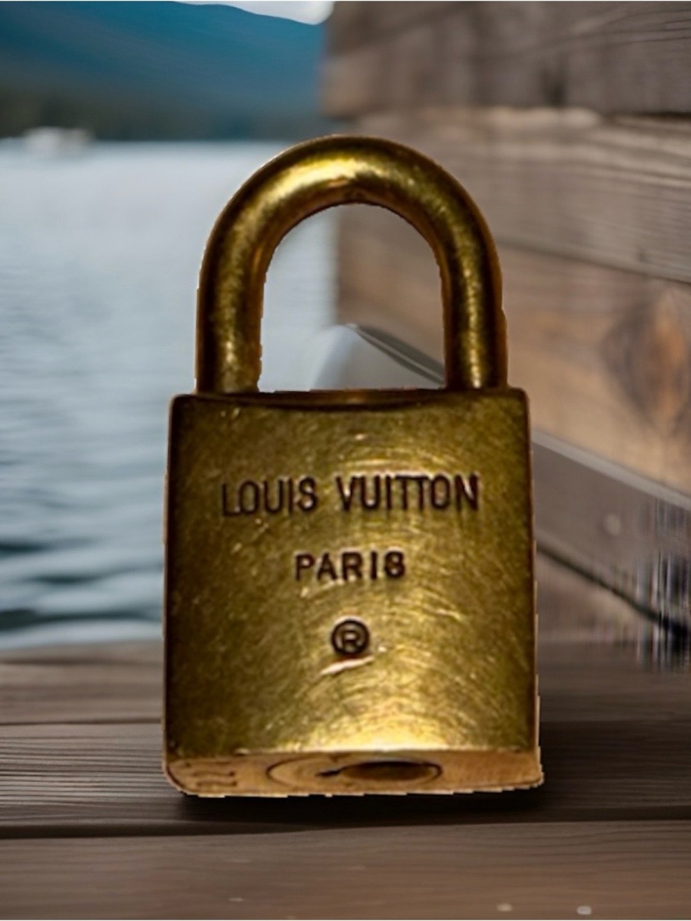Louis Vuitton Gold-tone Padlock #227 - Picture 4 of 4